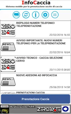 Info Caccia android App screenshot 3